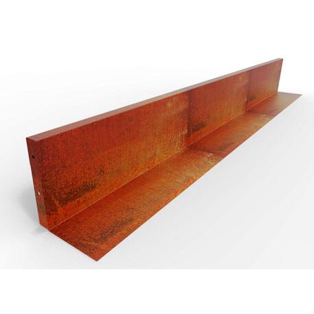 Corten plieno vejos atitvėrimo bortelis, 2 mm storio, aukštis 350 mm 'Premium / STF/20-23-01/MDL'