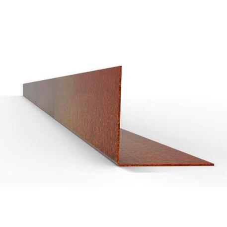 Corten plieno vejos atitvėrimo bortelis, 2 mm storio, aukštis 100 mm 'Premium / STF/26-23-02/MDL'