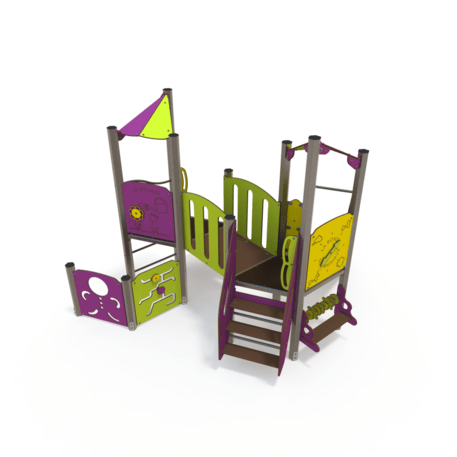 Žaidimų aikštelių kompleksas vaikams nuo 2 metų amžiaus – kolekcija 'MINI / MBG-2298_MI 09-2086-N99'