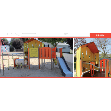 Žaidimų aikštelių kompleksas vaikams nuo 2 metų amžiaus – kolekcija 'MINI / MBG-2298_MI 09-2086-N99'