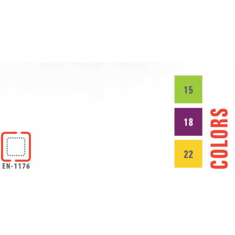 Žaidimų aikštelių kompleksas vaikams nuo 2 metų amžiaus – kolekcija 'MINI / MBG-2298_MI 09-2086-N99'