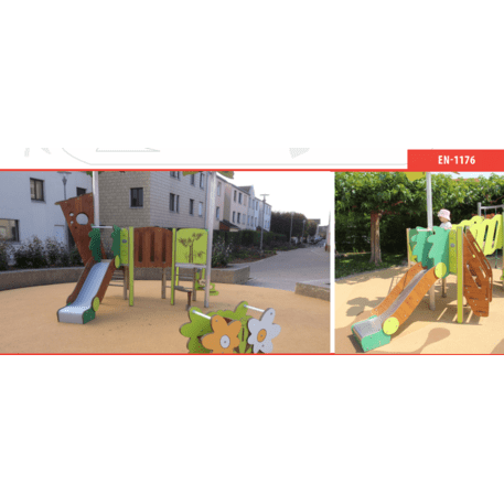 Žaidimų aikštelių kompleksas vaikams nuo 2 metų amžiaus – kolekcija 'MINI / MBG-2302_MI 09-2090-P99'