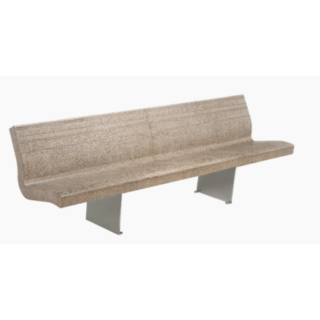 Betoninis modulinis suolas su LED apšvietimu 'Premium / Lounge Fly 222cm'