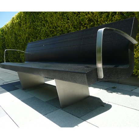 Betoninis modulinis suolas su LED apšvietimu 'Premium / Lounge Fly 222cm'