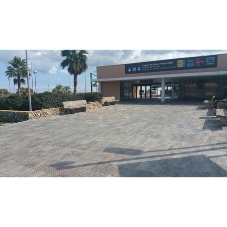 Betoninis modulinis suolas su LED apšvietimu 'Premium / Lounge Fly 222cm'