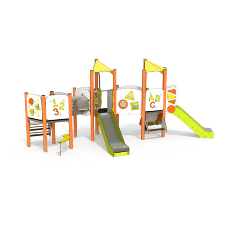 Žaidimų aikštelių kompleksas vaikams nuo 2 metų amžiaus – kolekcija 'MINI / MBG-2309_MI 09-3004-AC07'