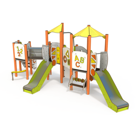 Žaidimų aikštelių kompleksas vaikams nuo 2 metų amžiaus – kolekcija 'MINI / MBG-2309_MI 09-3004-AC07'