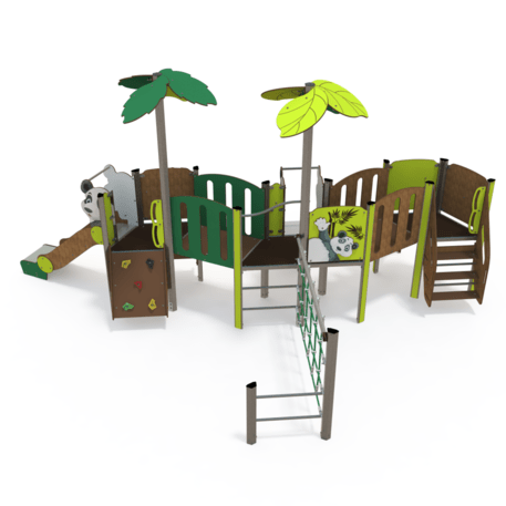 Žaidimų aikštelių kompleksas vaikams nuo 2 metų amžiaus – kolekcija 'MINI / MBG-2328_MI 09-3015-T01'