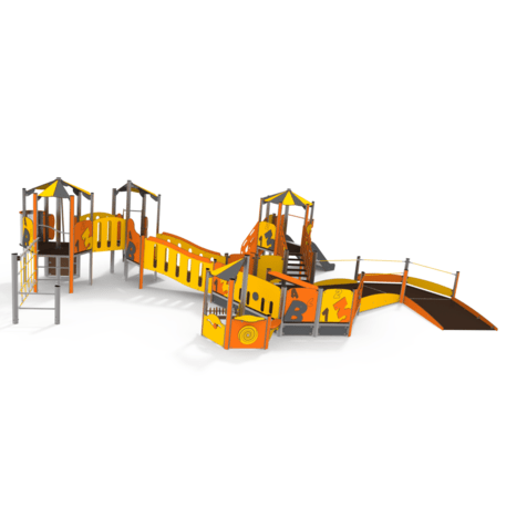 Žaidimų aikštelių kompleksas vaikams nuo 2 metų amžiaus – kolekcija 'MINI / MBG-2338_MI 09-4001-N99'