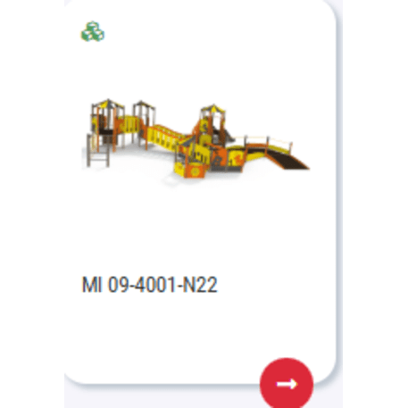 Žaidimų aikštelių kompleksas vaikams nuo 2 metų amžiaus – kolekcija 'MINI / MBG-2338_MI 09-4001-N99'