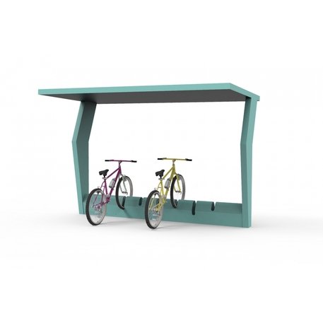 Vienpusė dviračių saugojimo stoginė 'BikeShelter_01'