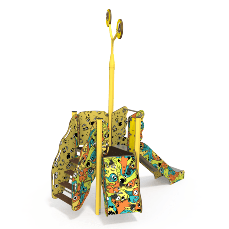 Žaidimų aikštelių kompleksas vaikams nuo 2 iki 10 metų amžiaus – kolekcija 'MAXI / MBG-2346_MA 12-1003-AB22'