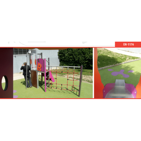 Žaidimų aikštelių kompleksas vaikams nuo 2 iki 10 metų amžiaus – kolekcija 'MAXI / MBG-2355_MA 12-1010-O99'