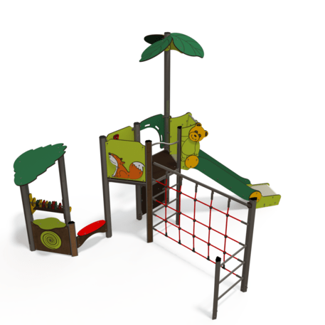 Žaidimų aikštelių kompleksas vaikams nuo 2 iki 10 metų amžiaus – kolekcija 'MAXI / MBG-2374_MA 12-1036-T02'