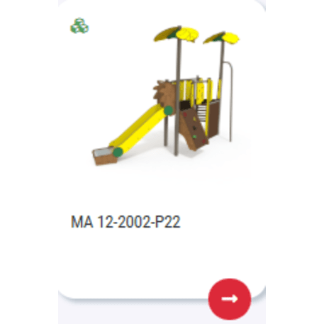 Playground complex for children from 2 years old – 'MINI' collection 'MAXI / MBG-2388_MA 12-2002-P15'