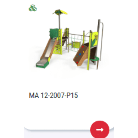 Žaidimų aikštelių kompleksas vaikams nuo 2 iki 10 metų amžiaus – kolekcija 'MAXI / MBG-2396_MA 12-2007-P99'