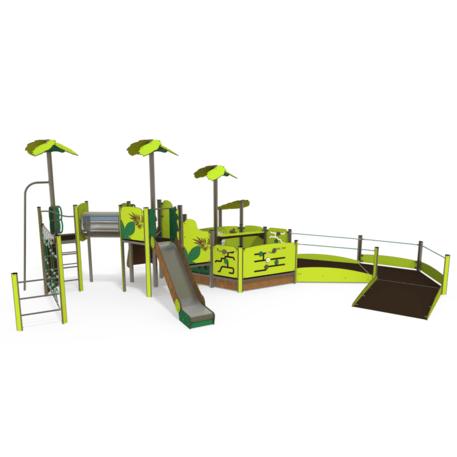 Žaidimų aikštelių kompleksas vaikams nuo 2 iki 10 metų amžiaus – kolekcija 'MAXI / MBG-2405_MA 12-2014-P15'