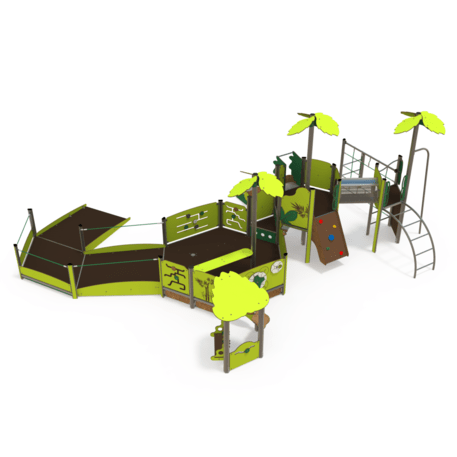 Žaidimų aikštelių kompleksas vaikams nuo 2 iki 10 metų amžiaus – kolekcija 'MAXI / MBG-2405_MA 12-2014-P15'