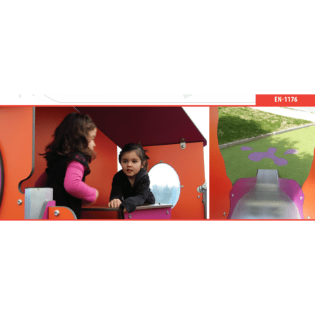 Žaidimų aikštelių kompleksas vaikams nuo 2 iki 10 metų amžiaus – kolekcija 'MAXI / MBG-2405_MA 12-2014-P15'