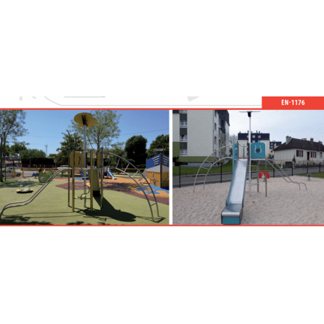 Spielplatzkomplex für Kinder von 2 bis 12 Jahren – Kollektion 'MEGA / MBG-2524_ME 18-1009-I22'