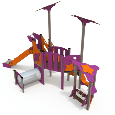 Complesso per parco giochi per bambini dai 2 anni – collezione 'MAXI / MBG-2411_MA 12-2038-O18'