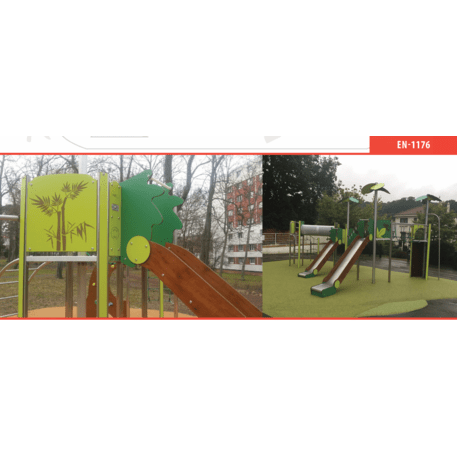 Spielplatzkomplex für Kinder von 2 bis 12 Jahren – Kollektion 'MEGA / MBG-2533_ME 18-1023-P15'