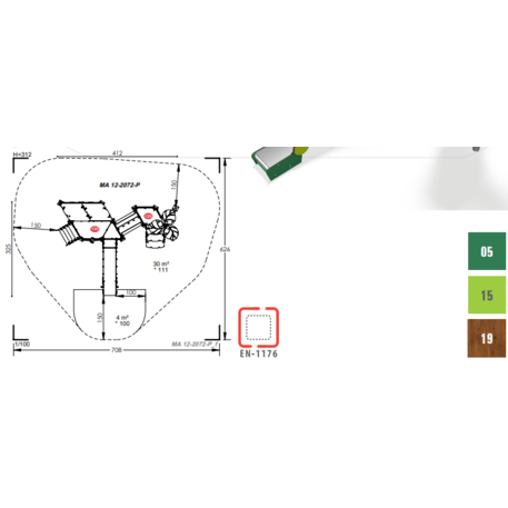 Игровой комплекс для детей от 2 лет – коллекция 'MAXI / MBG-2426_MA 12-2072-P15'