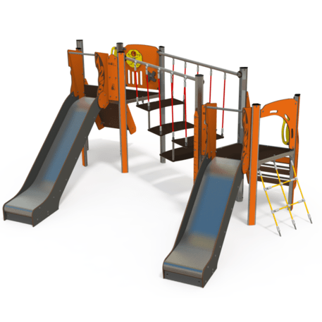 Complesso per parco giochi per bambini dai 2 anni – collezione 'MAXI / MBG-2452_MA 12-2093-T01'