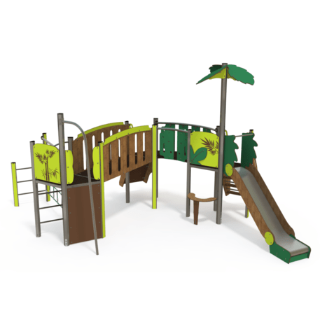Complesso per parco giochi per bambini dai 2 anni – collezione 'MAXI / MBG-2462_MA 12-3005-P15'