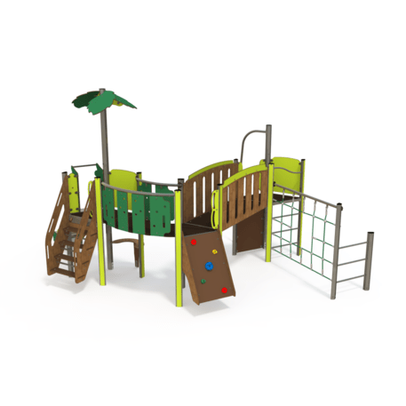 Complesso per parco giochi per bambini dai 2 anni – collezione 'MAXI / MBG-2462_MA 12-3005-P15'