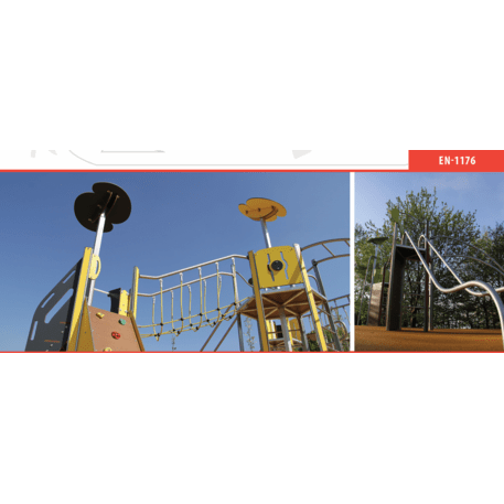 Комплекс детских площадок для детей от 2 до 12 лет – коллекция 'MEGA / MBG-2539_ME 18-2004-T02'