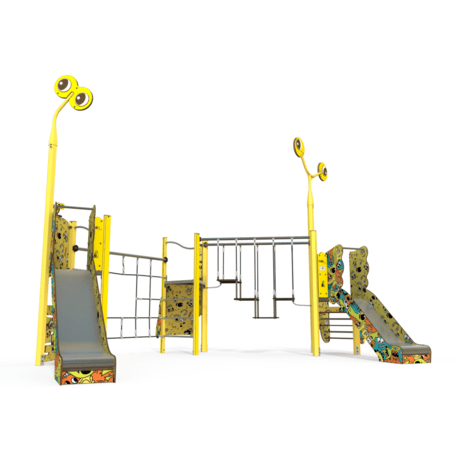 Žaidimų aikštelių kompleksas vaikams nuo 2 iki 10 metų amžiaus – kolekcija 'MAXI / MBG-2477_MA 12-3044-T01'