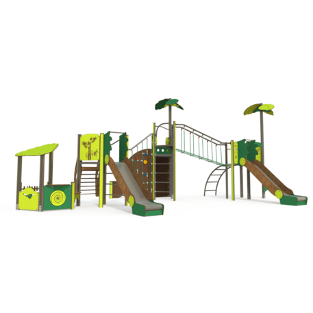 Žaidimų aikštelių kompleksas vaikams nuo 2 iki 10 metų amžiaus – kolekcija 'MAXI / MBG-2486_MA 12-3052-P15'