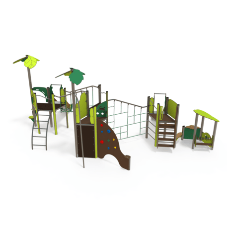 Žaidimų aikštelių kompleksas vaikams nuo 2 iki 10 metų amžiaus – kolekcija 'MAXI / MBG-2486_MA 12-3052-P15'