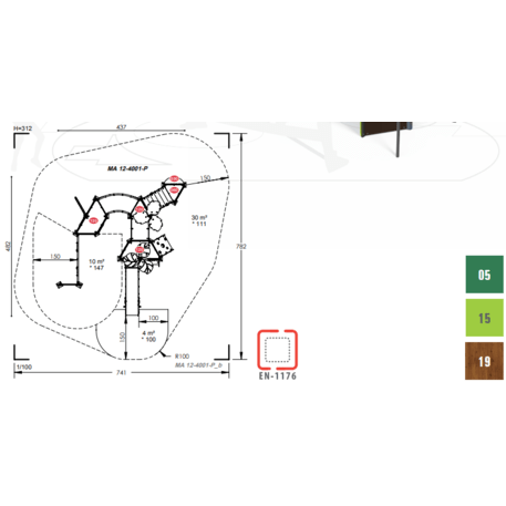 Игровой комплекс для детей от 2 лет – коллекция 'MAXI / MBG-2494_MA 12-4001-P15'