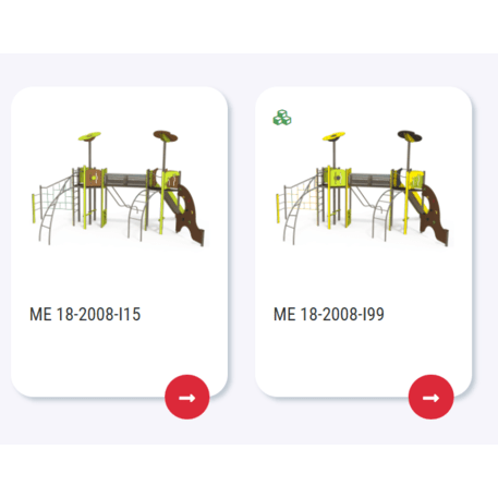Mänguväljakute kompleks lastele vanuses 2 kuni 12 – kollektsioon 'MEGA / MBG-2541_ME 18-2008-I22'