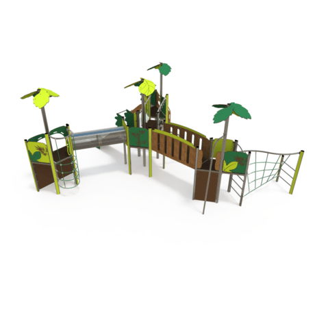 Kompleks placu zabaw dla dzieci od 2. roku życia – kolekcja 'MAXI / MBG-2503_MA 12-4014-P15'
