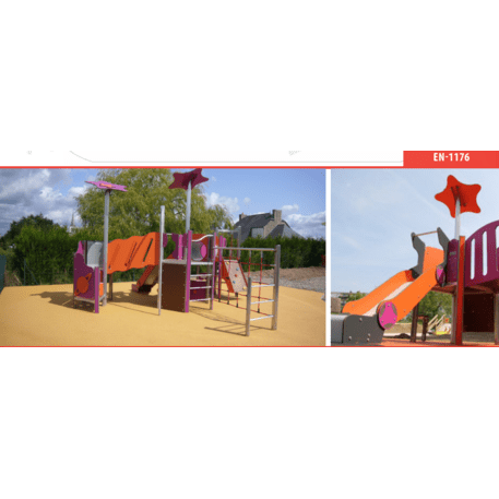 Kompleks placu zabaw dla dzieci od 2. roku życia – kolekcja 'MAXI / MBG-2503_MA 12-4014-P15'