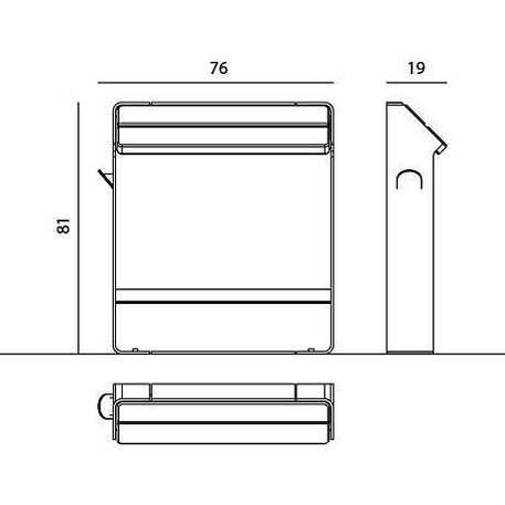 Stovėjimo nugaros atrama autobusų stotelėms iš iroko medienos 'Lido / 004201'