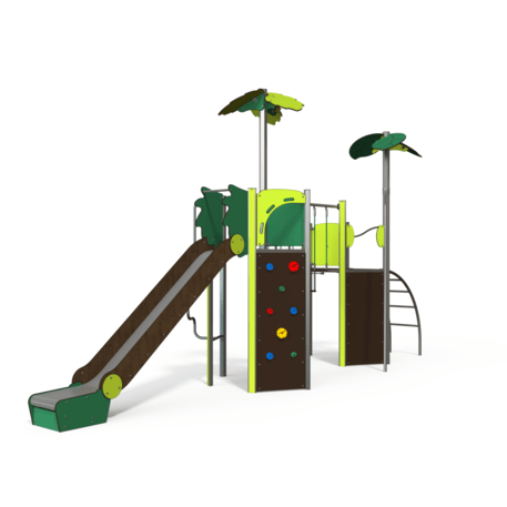 Žaidimų aikštelių kompleksas vaikams nuo 2 iki 12 metų amžiaus – kolekcija 'MEGA / MBG-2556_ME 18-2033-P15'