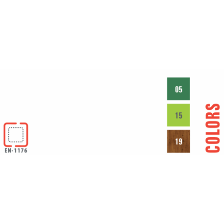 Žaidimų aikštelių kompleksas vaikams nuo 2 iki 12 metų amžiaus – kolekcija 'MEGA / MBG-2556_ME 18-2033-P15'