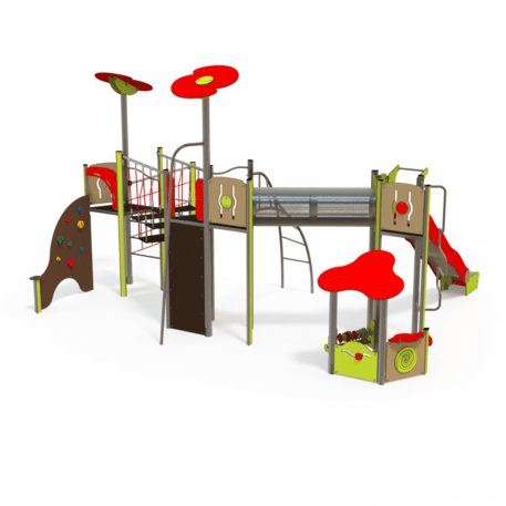 Žaidimų aikštelių kompleksas vaikams nuo 2 iki 12 metų amžiaus – kolekcija 'MEGA / MBG-2575_ME 18-3021-I99'