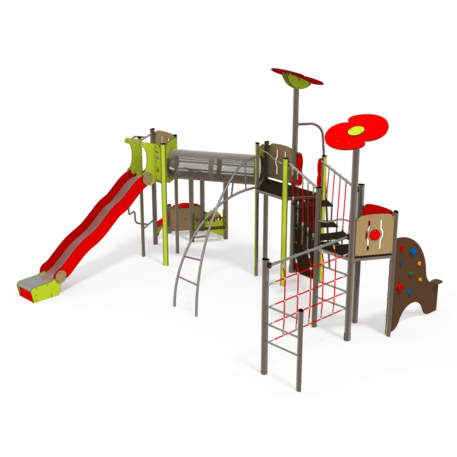 Žaidimų aikštelių kompleksas vaikams nuo 2 iki 12 metų amžiaus – kolekcija 'MEGA / MBG-2575_ME 18-3021-I99'