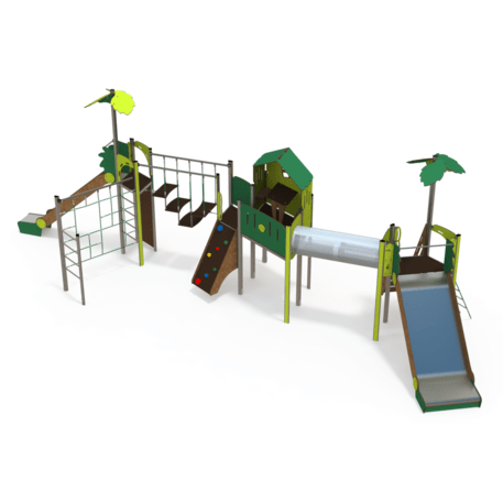 Žaidimų aikštelių kompleksas vaikams nuo 2 iki 12 metų amžiaus – kolekcija 'MEGA / MBG-2591_ME 18-3035-P15'