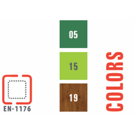 Žaidimų aikštelių kompleksas vaikams nuo 2 iki 12 metų amžiaus – kolekcija 'MEGA / MBG-2591_ME 18-3035-P15'