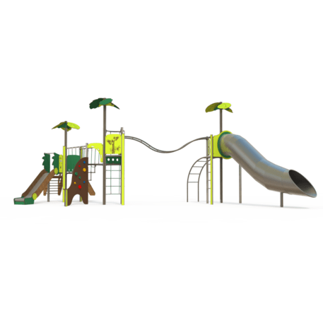 Žaidimų aikštelių kompleksas vaikams nuo 2 iki 12 metų amžiaus – kolekcija 'MEGA / MBG-2600_ME 18-3041-P15'