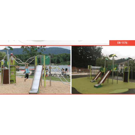 Žaidimų aikštelių kompleksas vaikams nuo 2 iki 12 metų amžiaus – kolekcija 'MEGA / MBG-2600_ME 18-3041-P15'