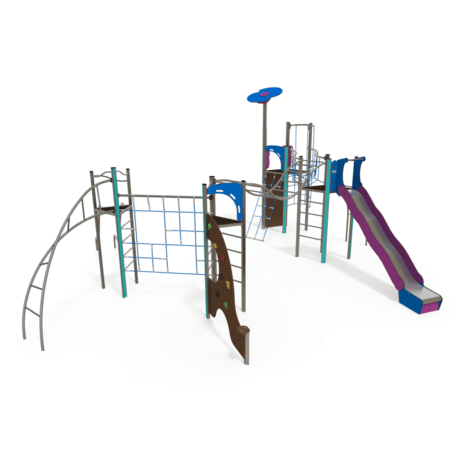 Žaidimų aikštelių kompleksas vaikams nuo 2 iki 12 metų amžiaus – kolekcija 'MEGA / MBG-2606_ME 18-4008-I99'