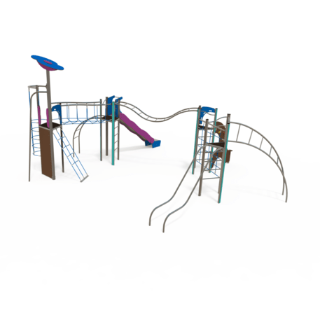 Žaidimų aikštelių kompleksas vaikams nuo 2 iki 12 metų amžiaus – kolekcija 'MEGA / MBG-2606_ME 18-4008-I99'