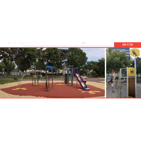 Žaidimų aikštelių kompleksas vaikams nuo 2 iki 12 metų amžiaus – kolekcija 'MEGA / MBG-2606_ME 18-4008-I99'